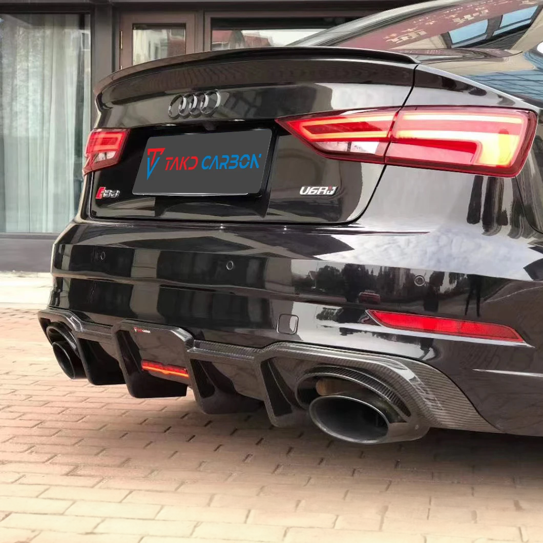 Audi TAKD Pre-Preg Carbon Fiber Rear Diffuser for 8V RS3 FL