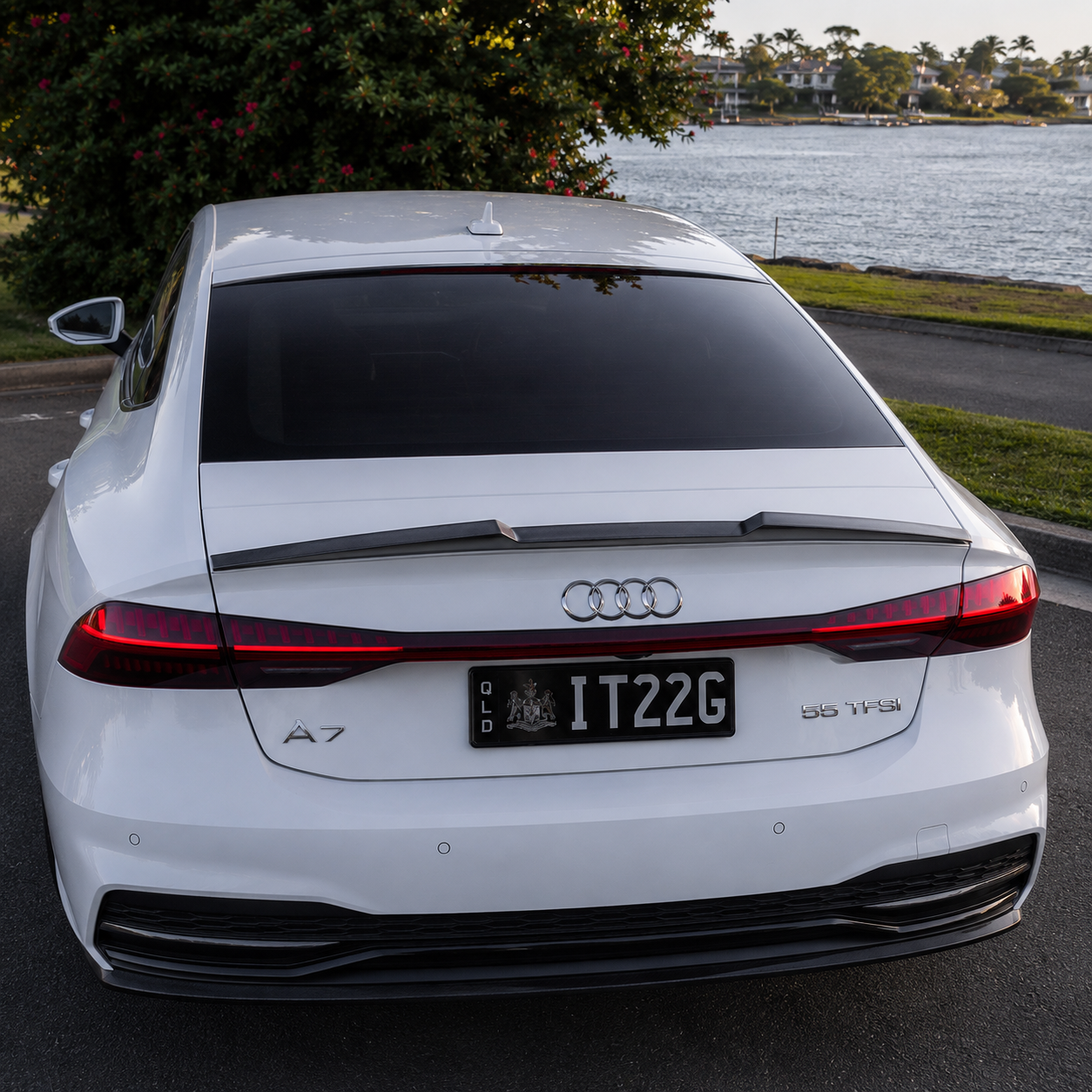 Audi Carbon Fiber JSL Style Rear Spoiler for C8 & C8.5 A7 & S7 & RS7