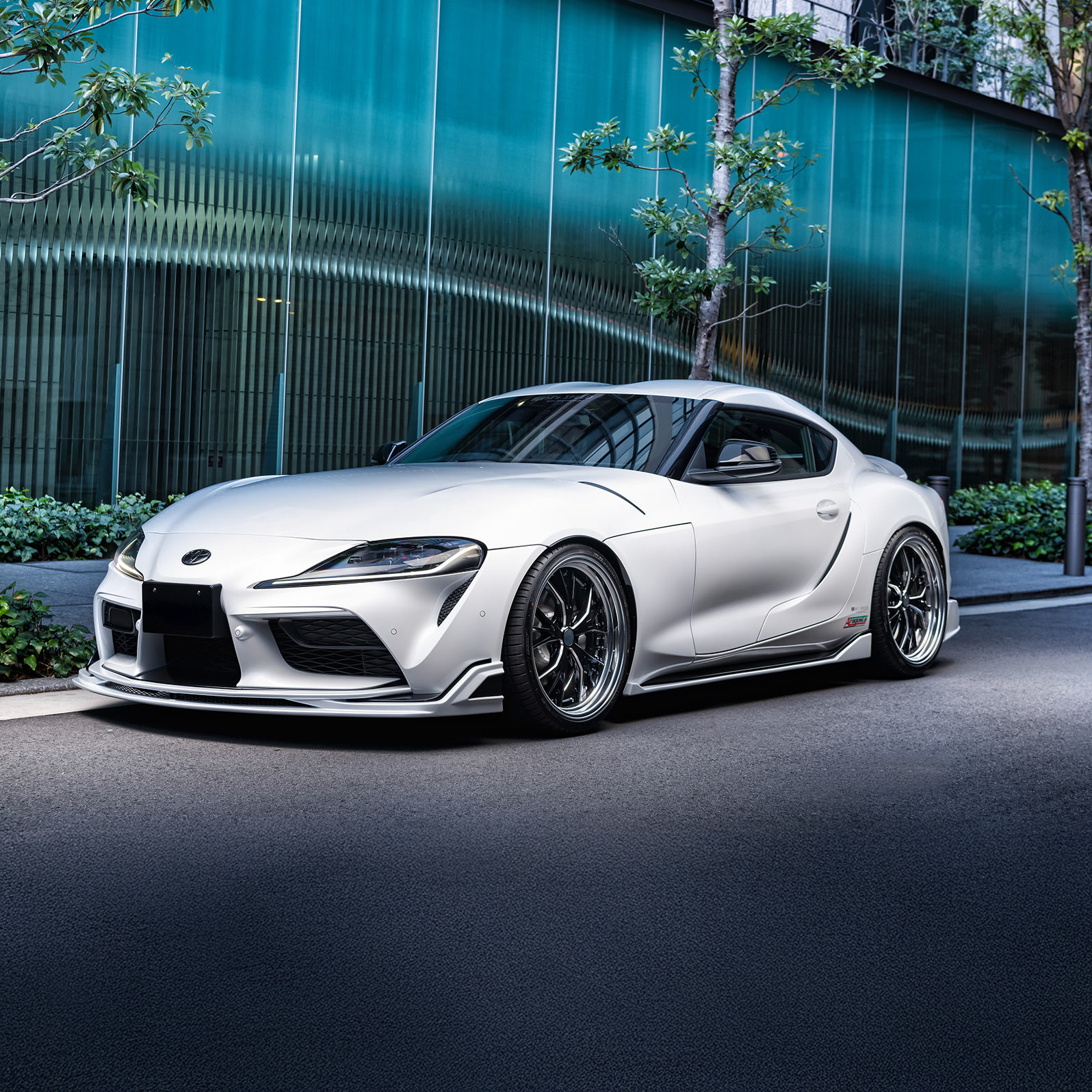 Toyota Carbon Fiber M'Z Speed Style Side Skirts for Supra A90