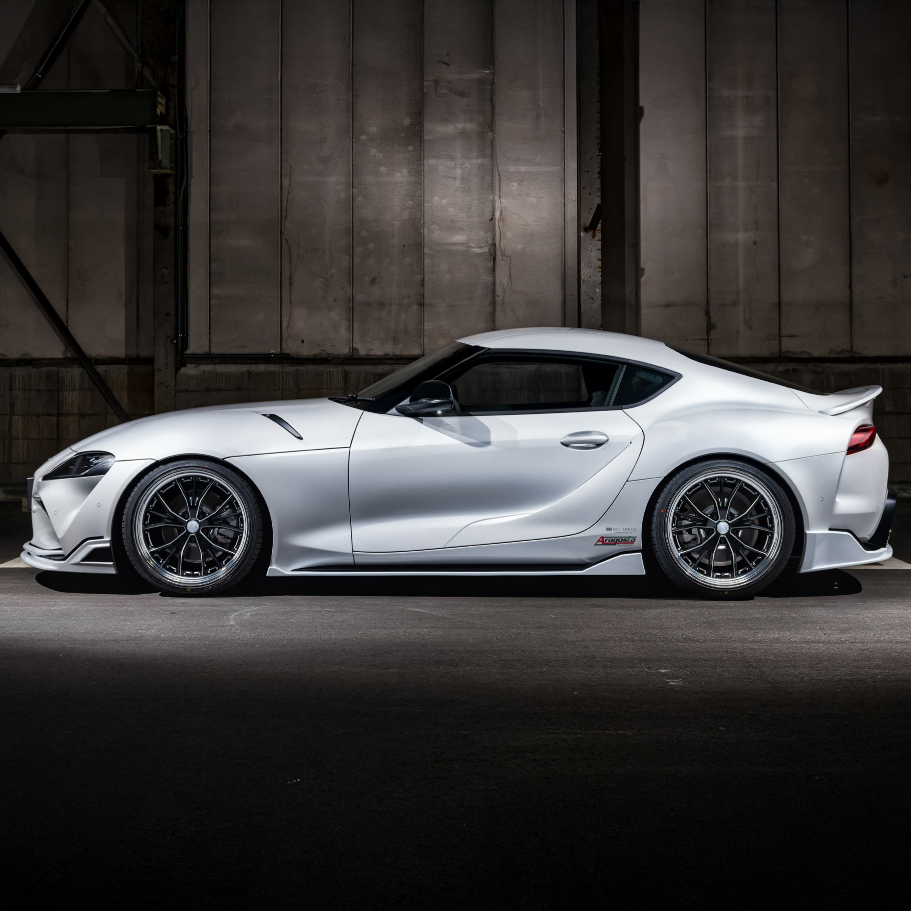 Toyota Carbon Fiber M'Z Speed Style Side Skirts for Supra A90