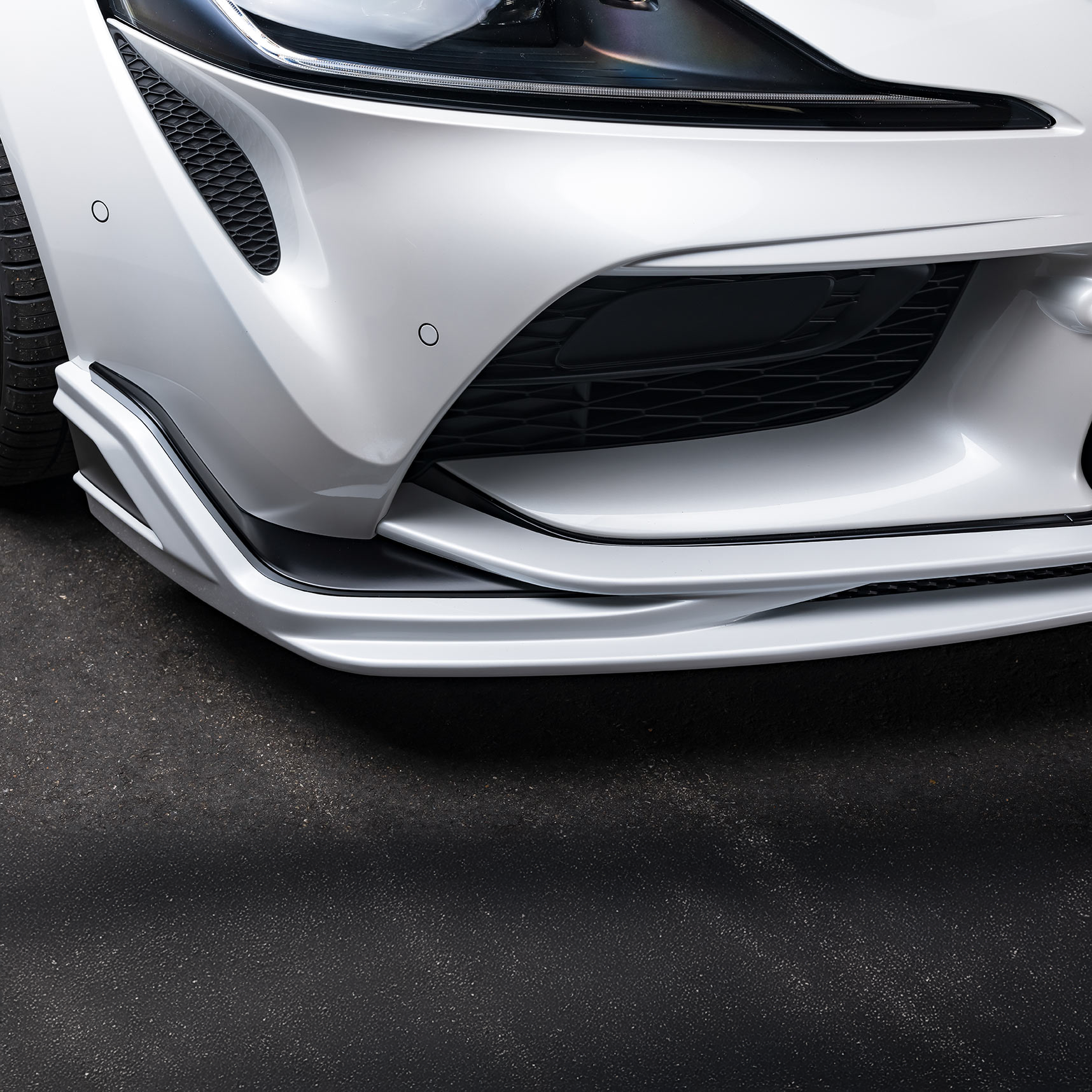 Toyota Carbon Fiber M'Z Speed Style Front Splitter for Supra A90