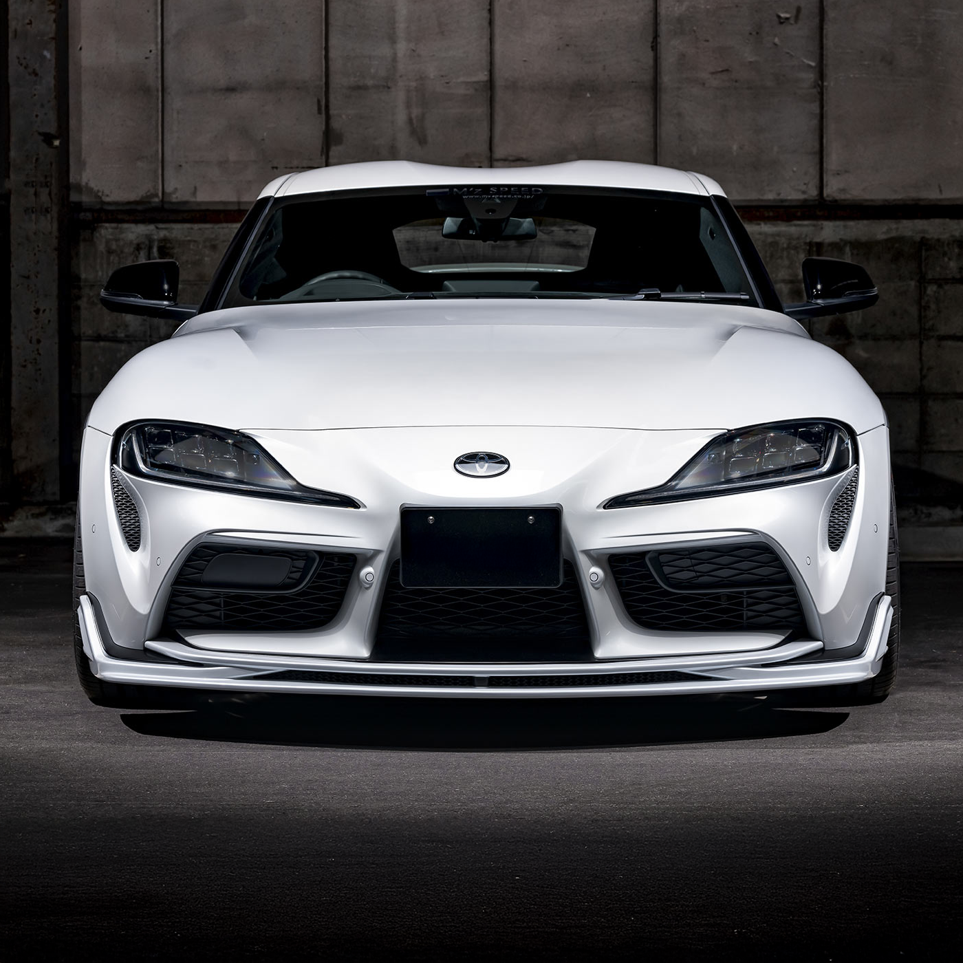 Toyota Carbon Fiber M'Z Speed Style Front Splitter for Supra A90