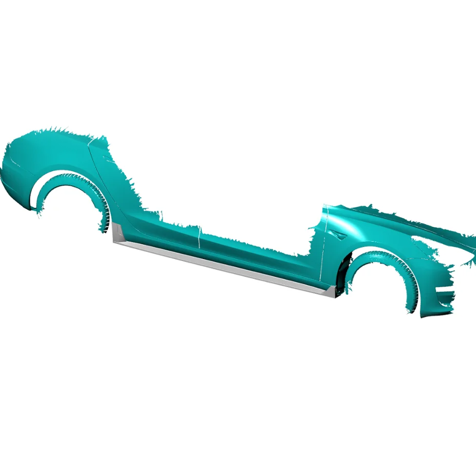 Tesla Carbon Fiber RevoZport Style Side Skirts for Model 3 2016-2023