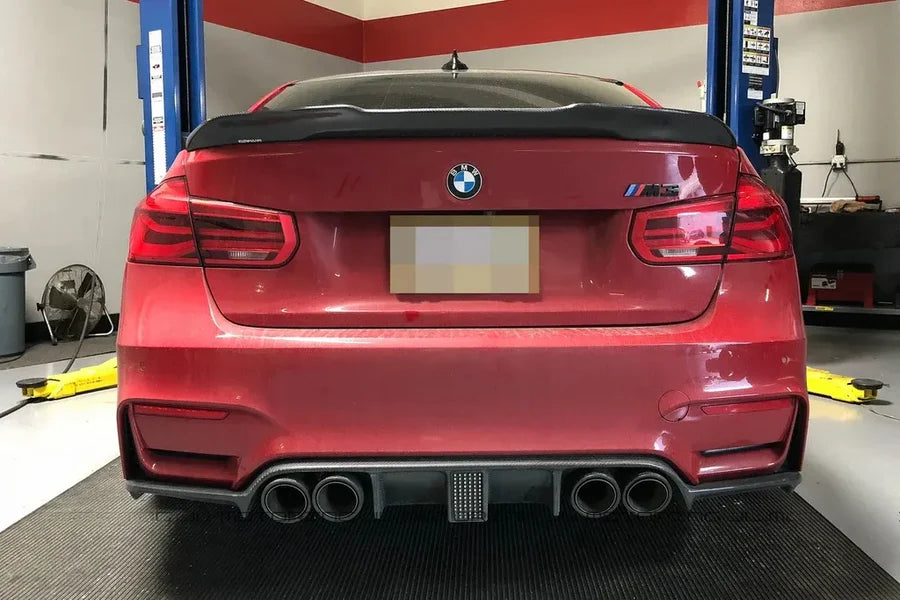 BMW-Carbon-Fiber-Rear-Diffuser-with-Brake-Light -for-F30