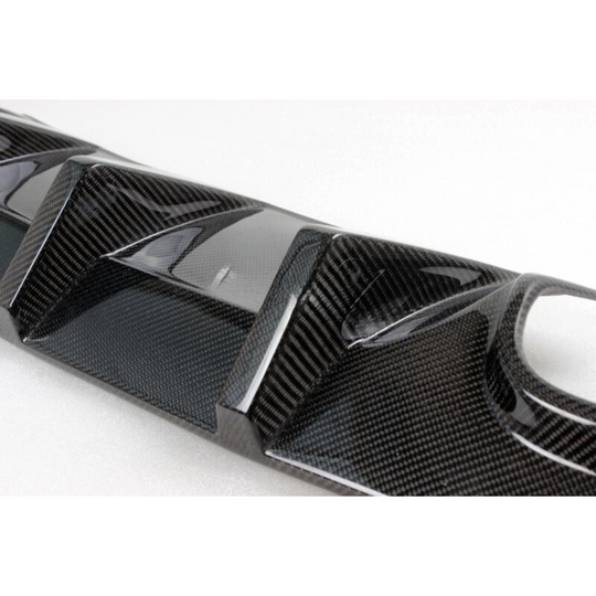 Mercedes Carbon Fiber TMS Style Rear Diffuser for W204 C63 FL