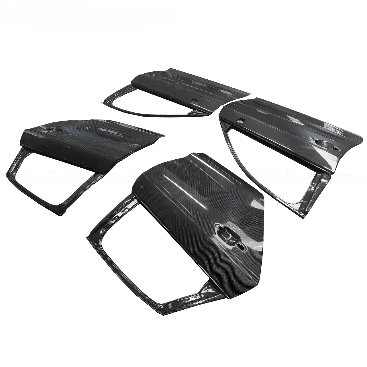 Audi Carbon Fiber Side Doors for 8V Sedan