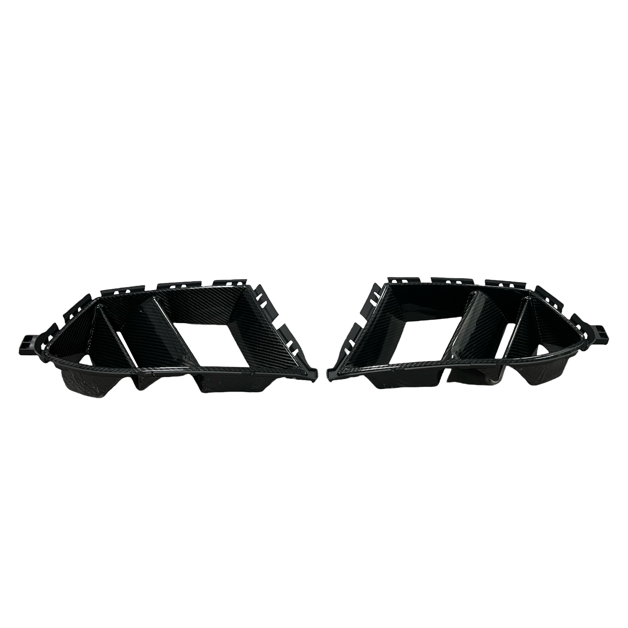 BMW Pre-Preg Carbon Fiber Dual Slat Front Air Ducts for G80/G81 M3 & G82/G83 M4