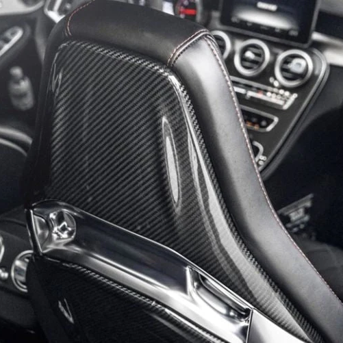 Mercedes Carbon Fiber AMG Seat Back Covers for W205 & W176/W177 & W117/W118