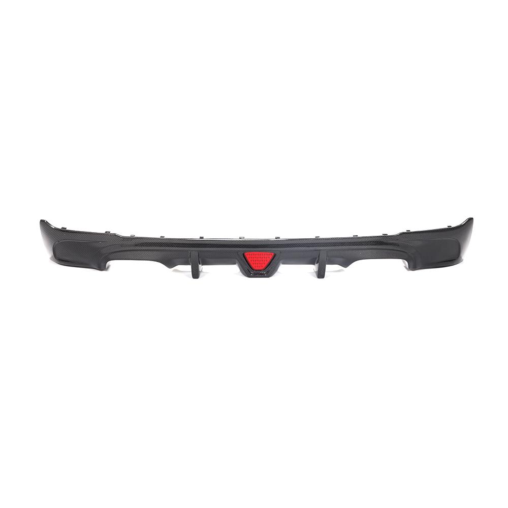 BMW Carbon Fiber JC Style Rear Diffuser with Rain Light for F22
