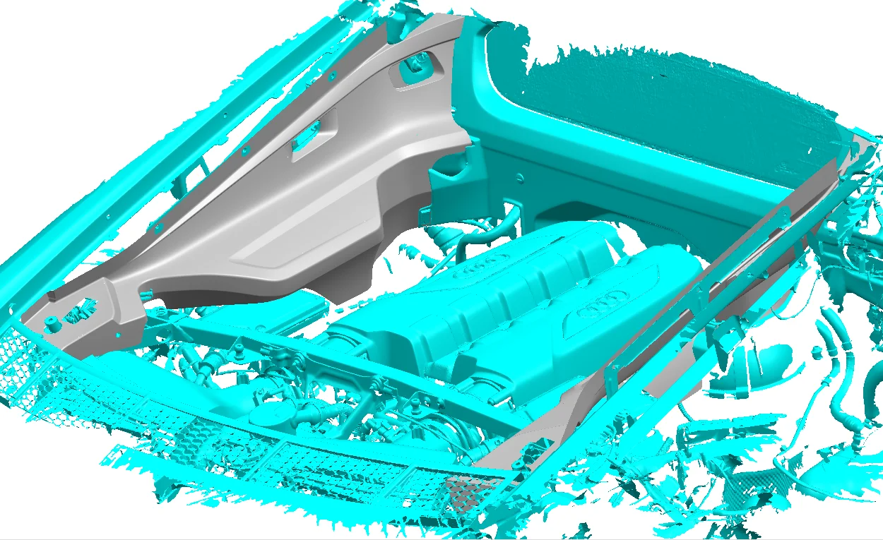 Audi Pre-Preg Carbon Fiber Engine Bay Panels for R8 Gen 2 FL