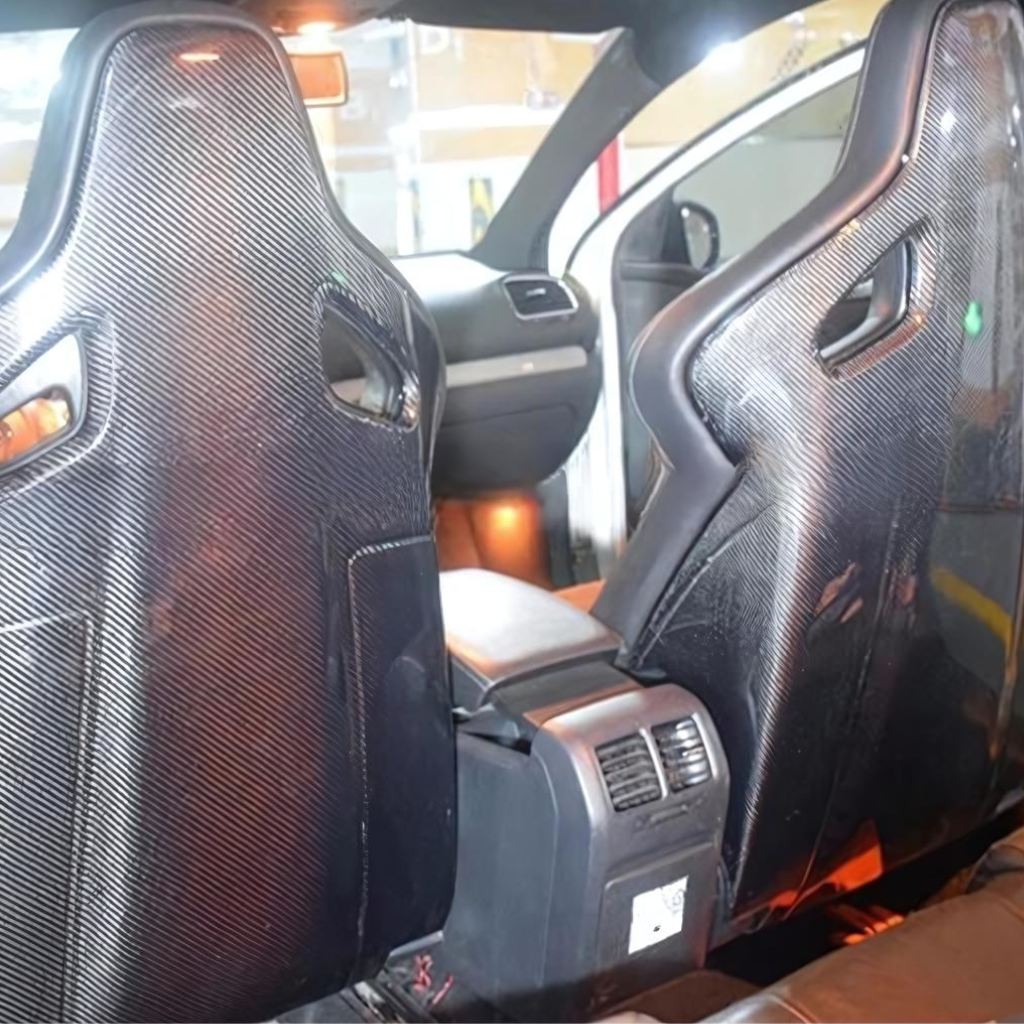 Volkswagen Carbon Fiber Seat Back Covers for Golf MK6R