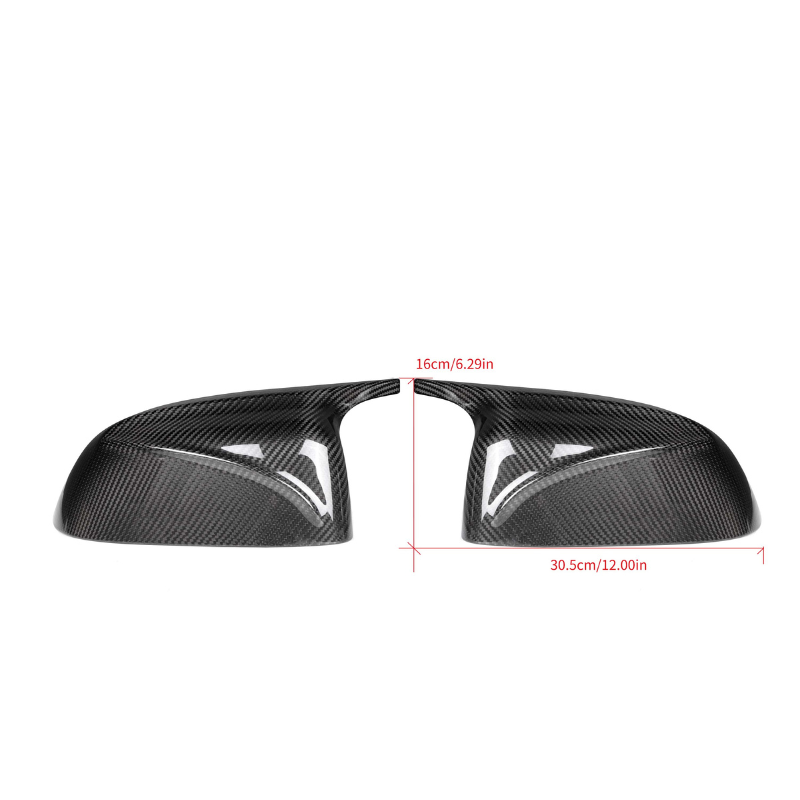 BMW Dry Carbon Fiber M Style Mirror Caps for G01 & G02 & G05 & G06 & G07 & G08