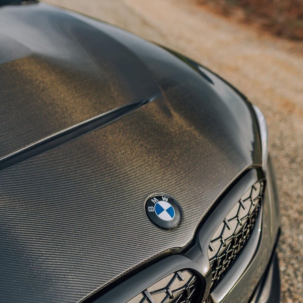 BMW Carbon Fiber EEA Designs GTS Hood for G20