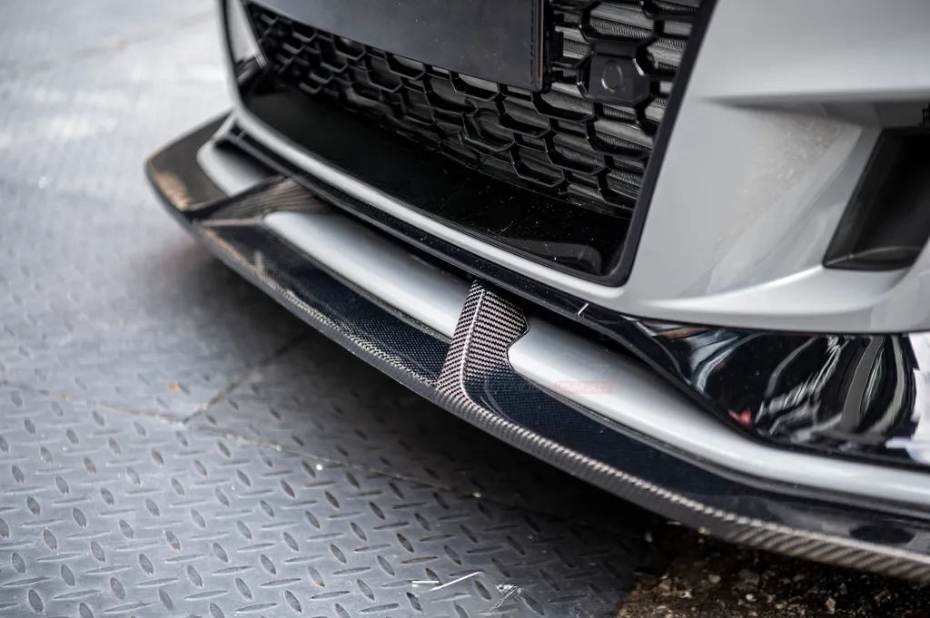 Audi Carbon Fiber JCS Style Front Splitter for 8V RS3 FL