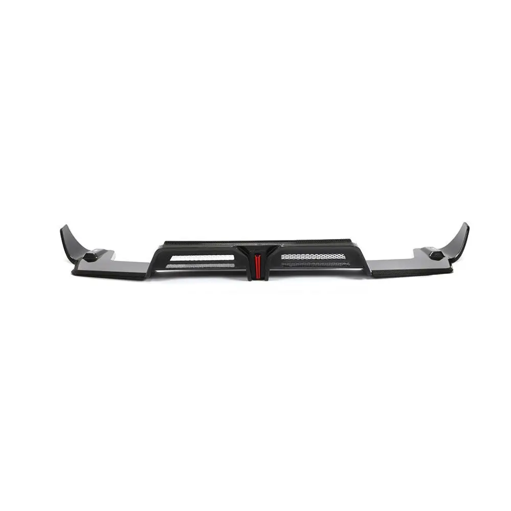 Porsche Pre-Preg Carbon Fiber Rear Diffuser with LED for Macan 2022-2023