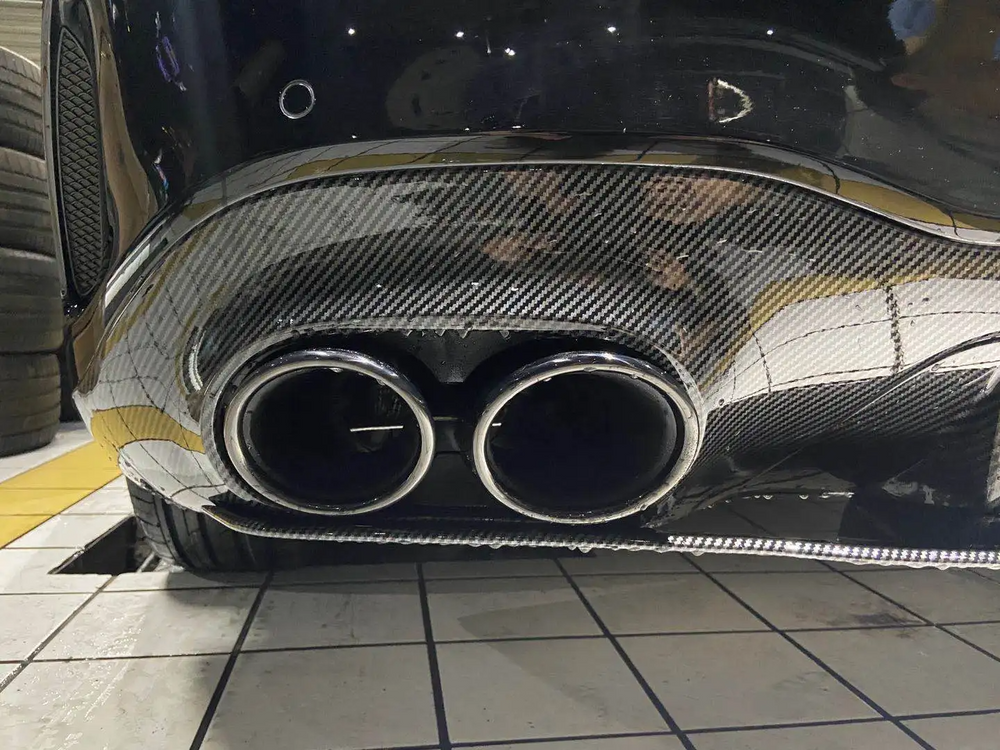 Mercedes A45S Style Carbon Fiber Rear Diffuser for W177