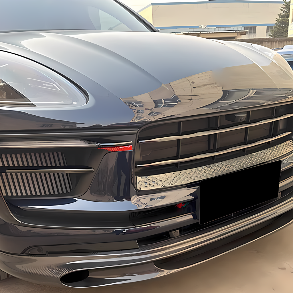 Porsche Carbon Fiber Front Splitter for Macan 2022-2023