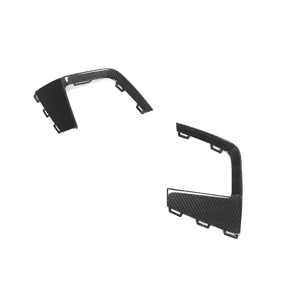 Audi Carbon Fiber Front Fog Light Vent Trim for B9