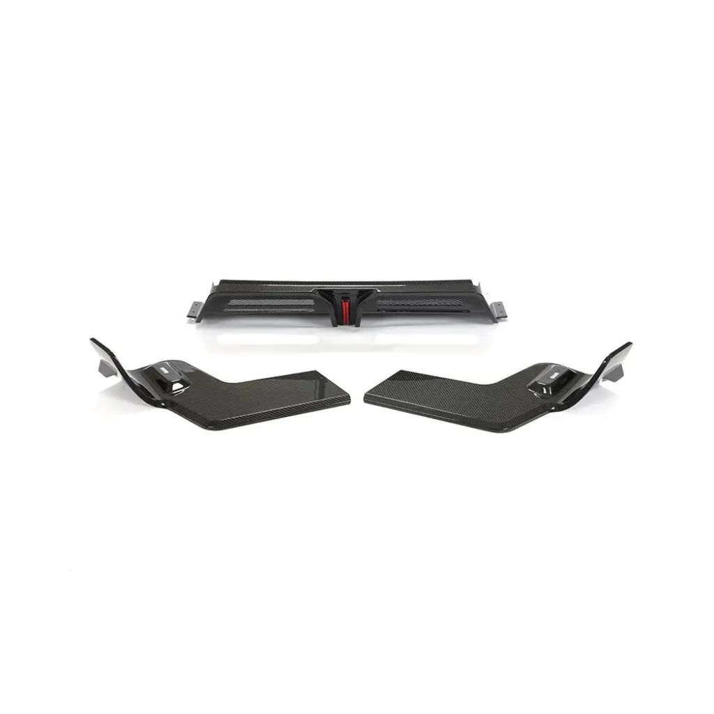 Porsche Pre-Preg Carbon Fiber Rear Diffuser with LED for Macan 2022-2023