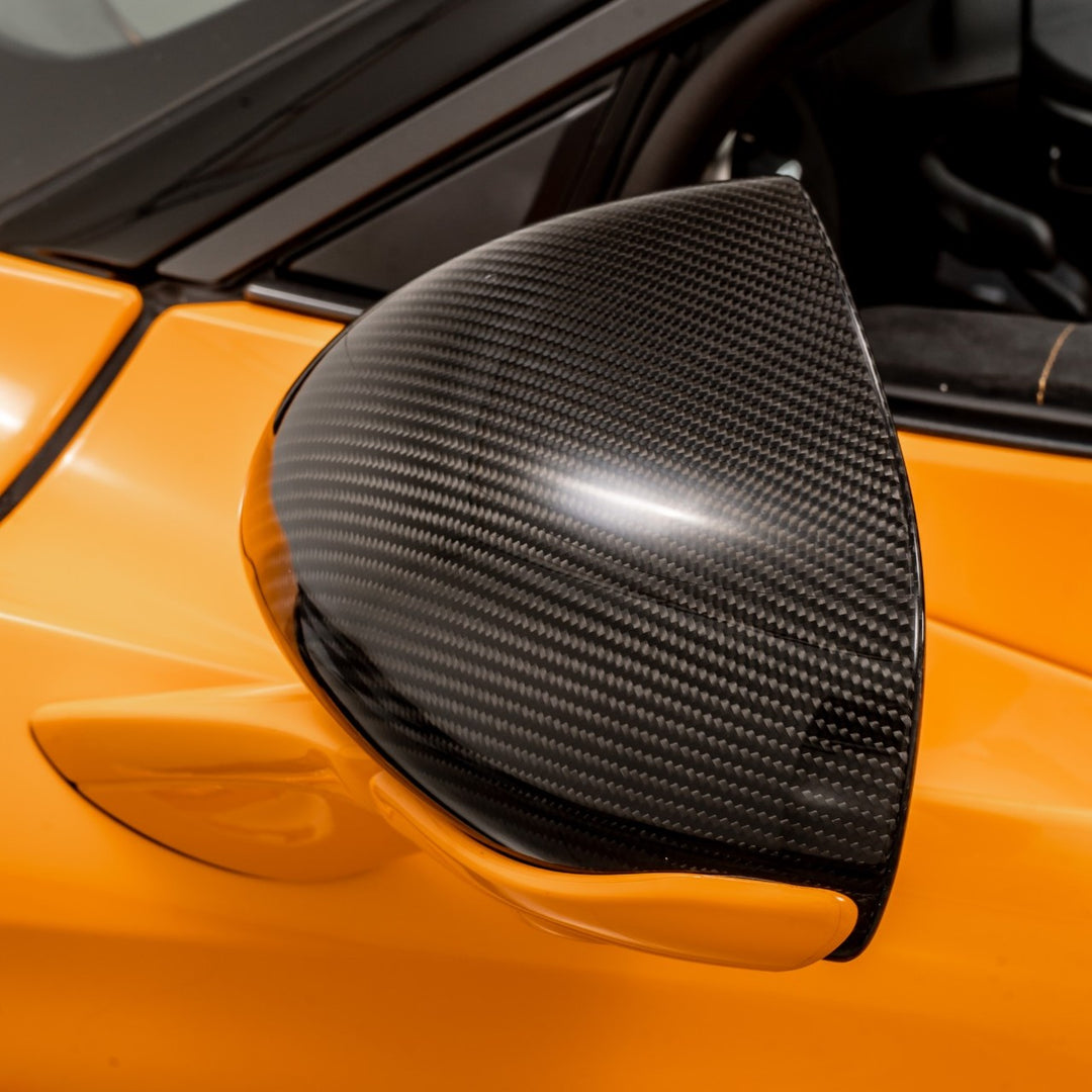 McLaren Dry Carbon Fiber Mirror Caps for 540C & 570GT & 570S & 600LT & 650S & 720S