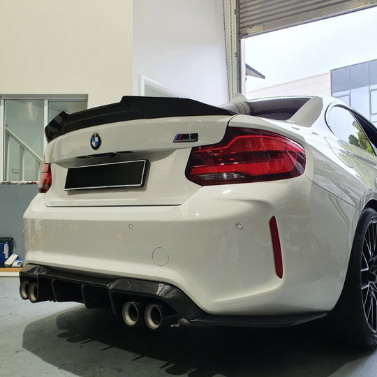 BMW Carbon Fiber PSM Style Rear Spoiler for F22 & F87