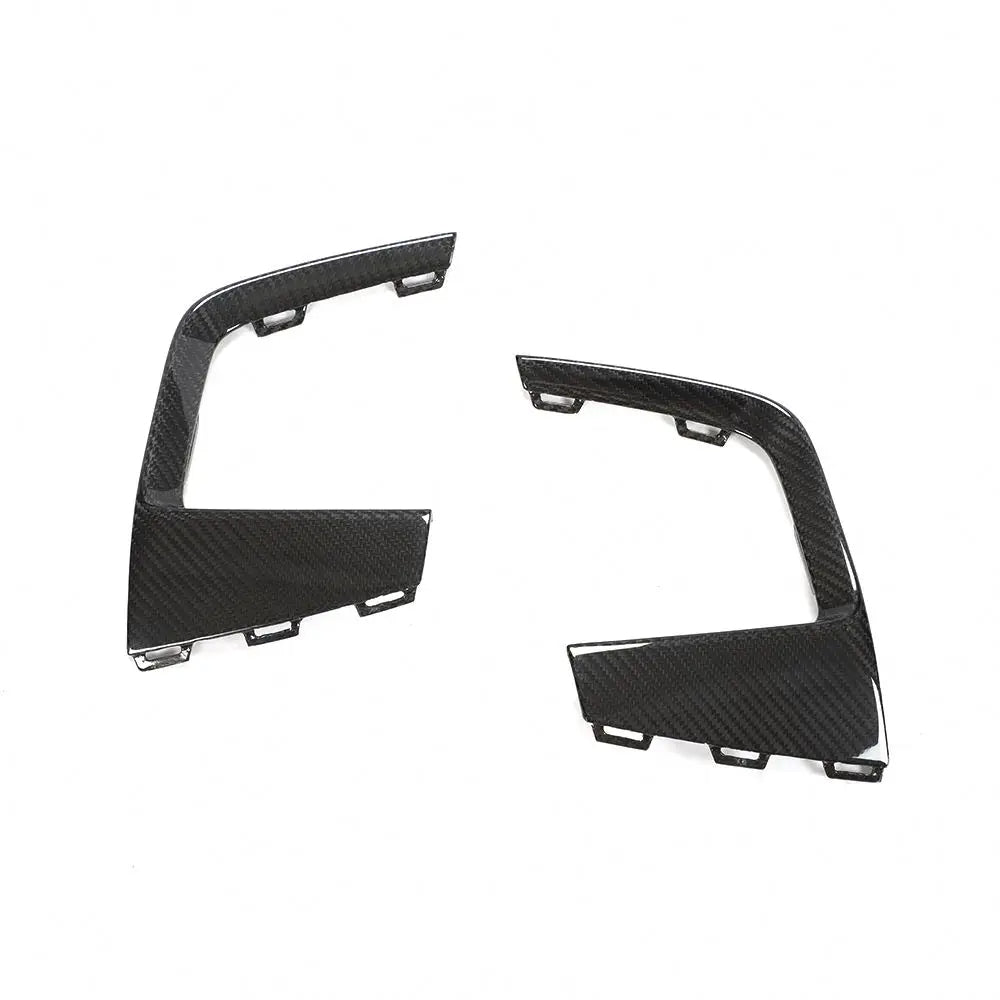 Audi Carbon Fiber Front Fog Light Vent Trim for B9