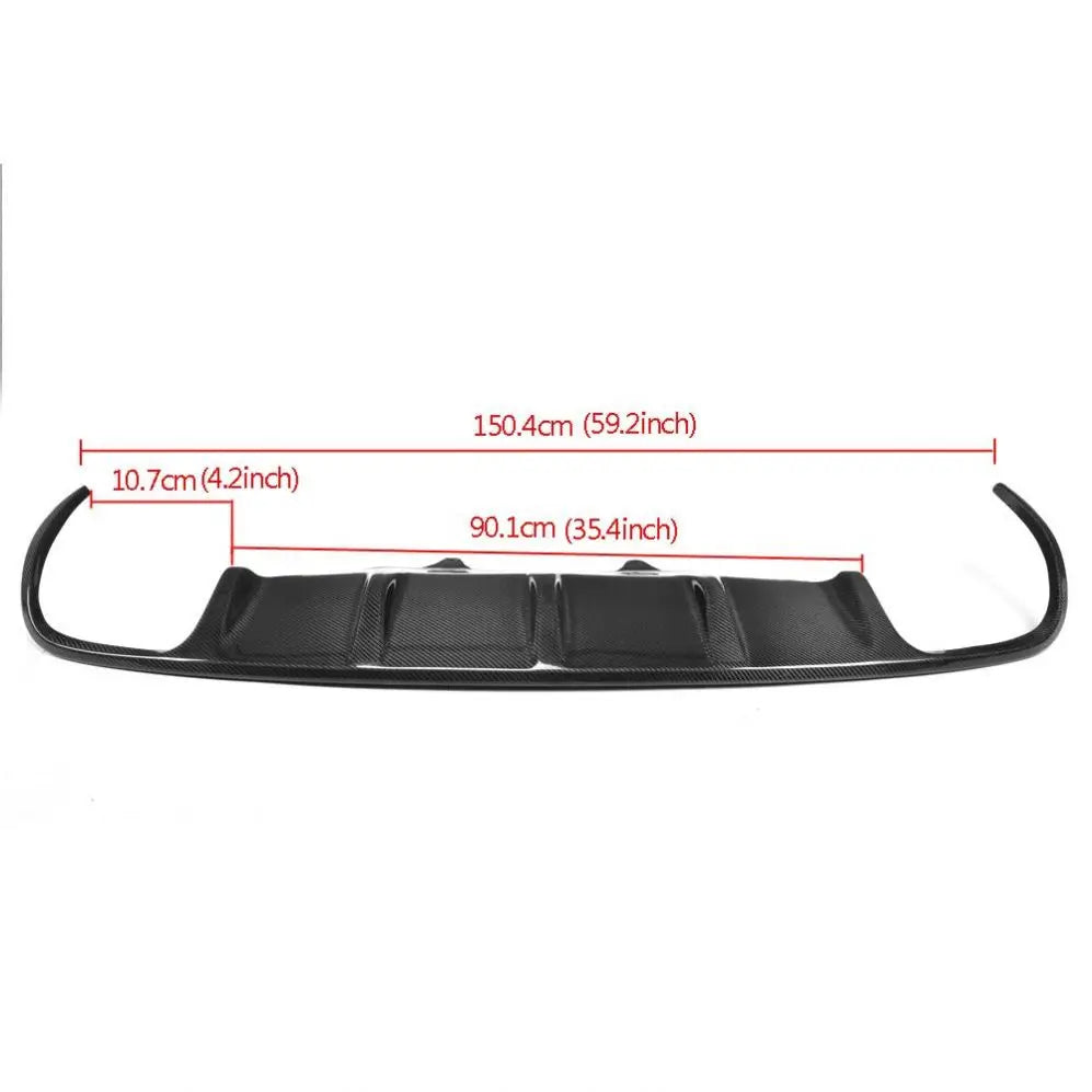 Porsche Carbon Fiber JSL Style Rear Diffuser for Macan 2015-2018