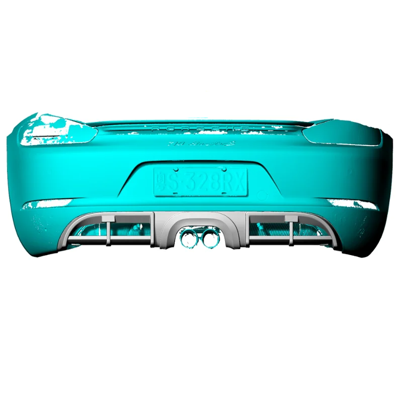 Porsche Carbon Fiber Rear Diffuser for 718 Cayman & Boxter