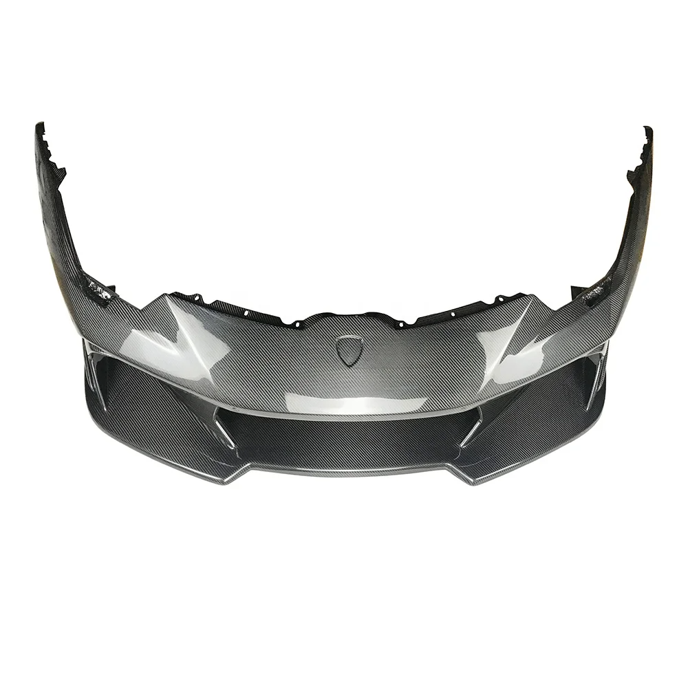 Lamborghini Dry Carbon Fiber Vorsteiner Style Front Bumper & Splitter for Huracan LP580 LP610