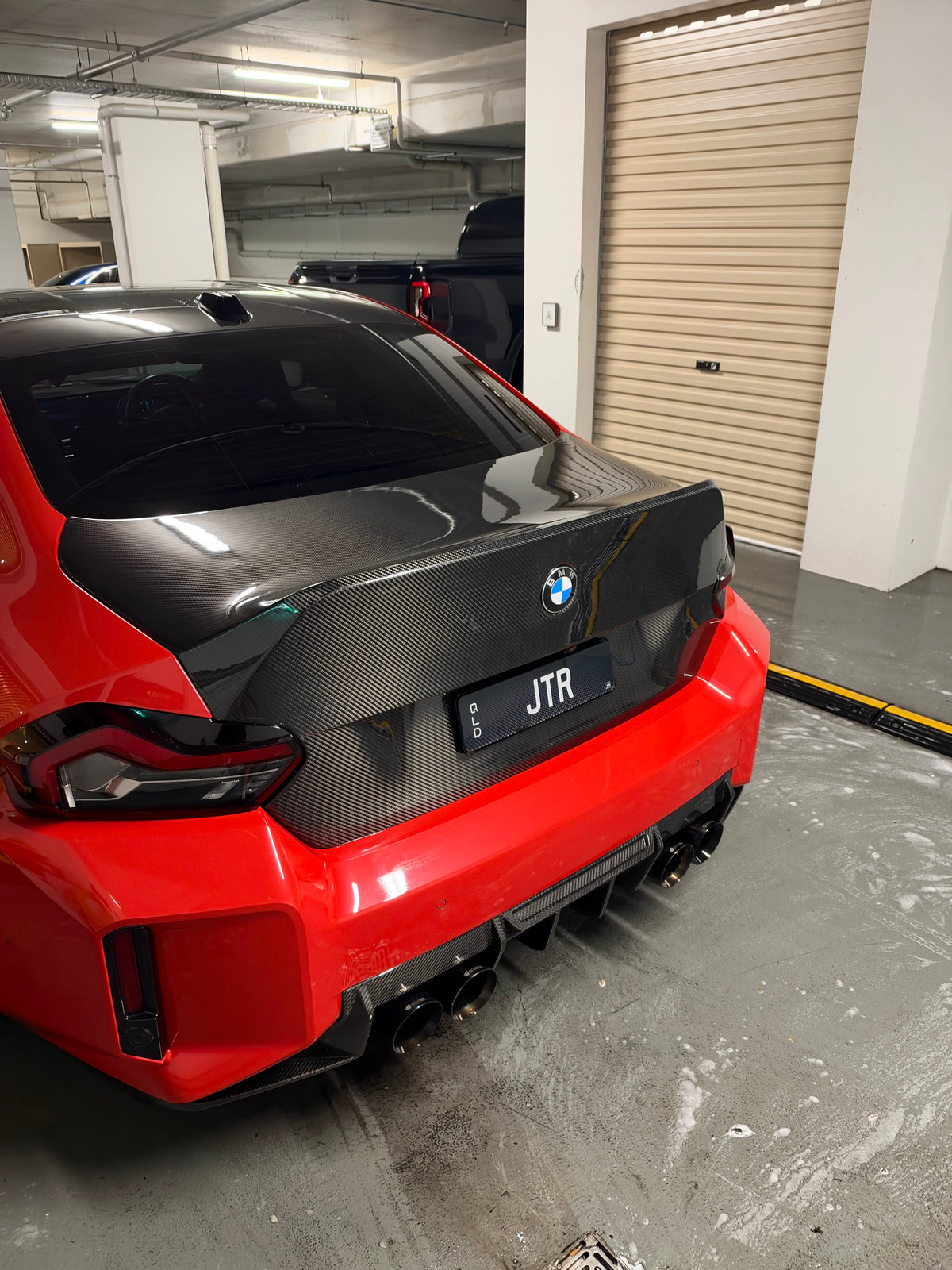 BMW Pre-Preg Carbon Fiber CS Style Rear Bootlid Trunk for G87 M2 & G42 2 Series