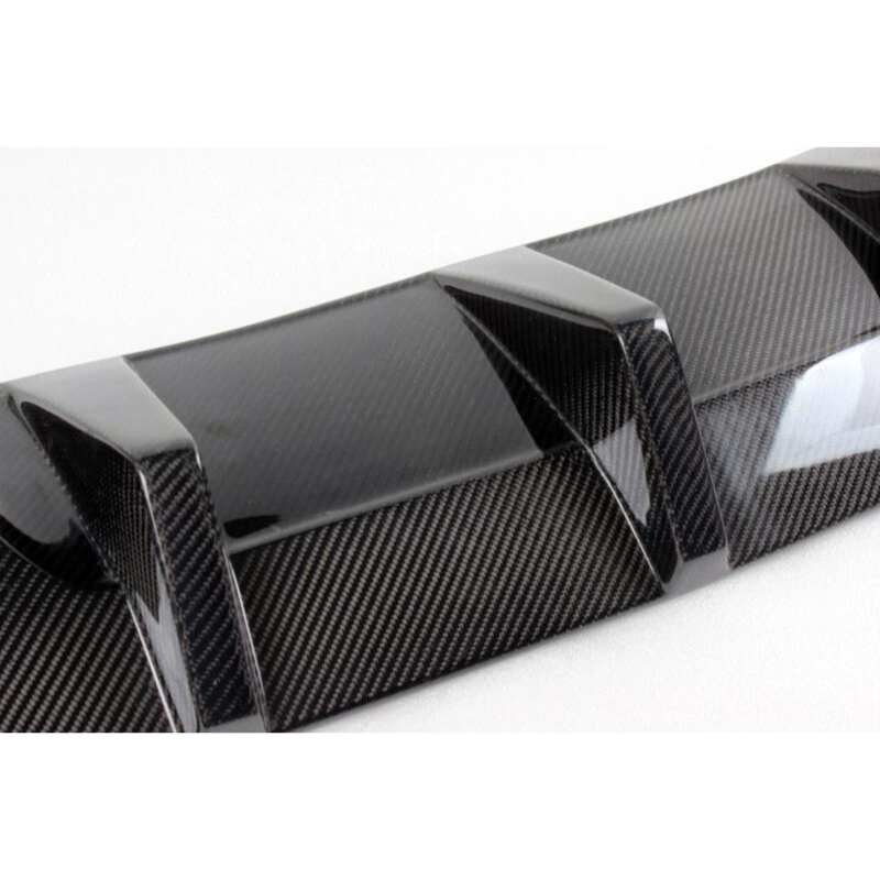 Mercedes Carbon Fiber TMS Style Rear Diffuser for W204 C63 FL