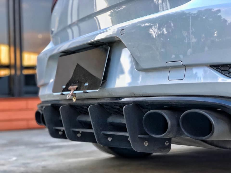 Volkswagen Rear Diffuser Canards/Spats for Golf MK7.5R