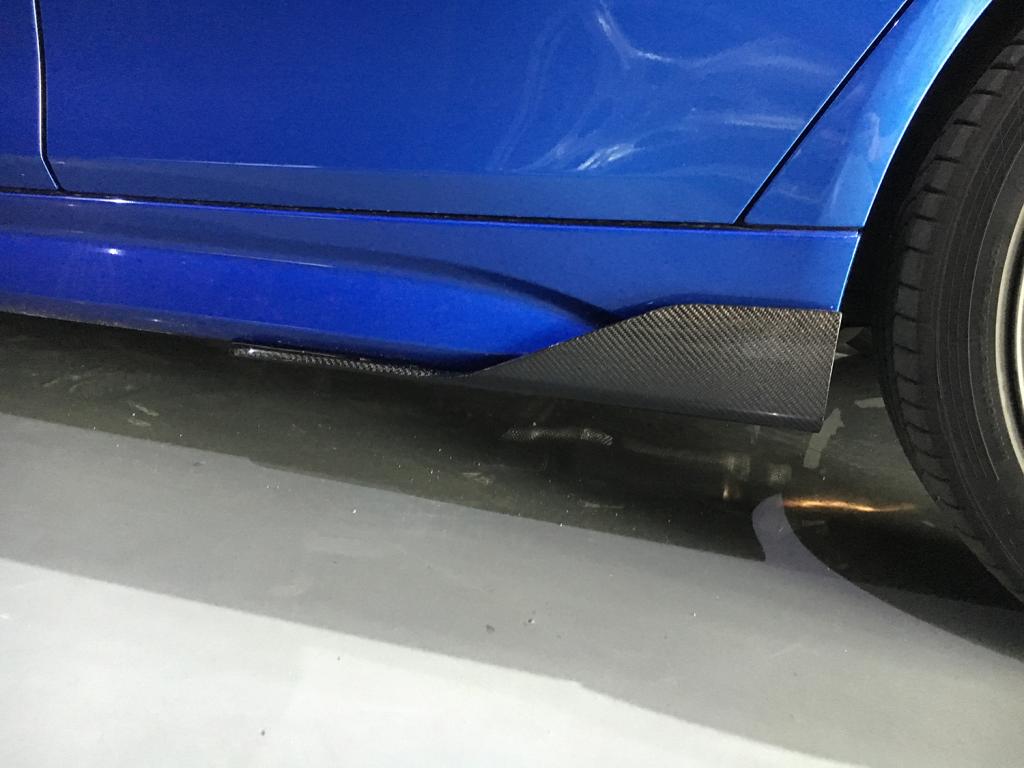 BMW Carbon Fiber ML Style Side Skirt Splitters for F30