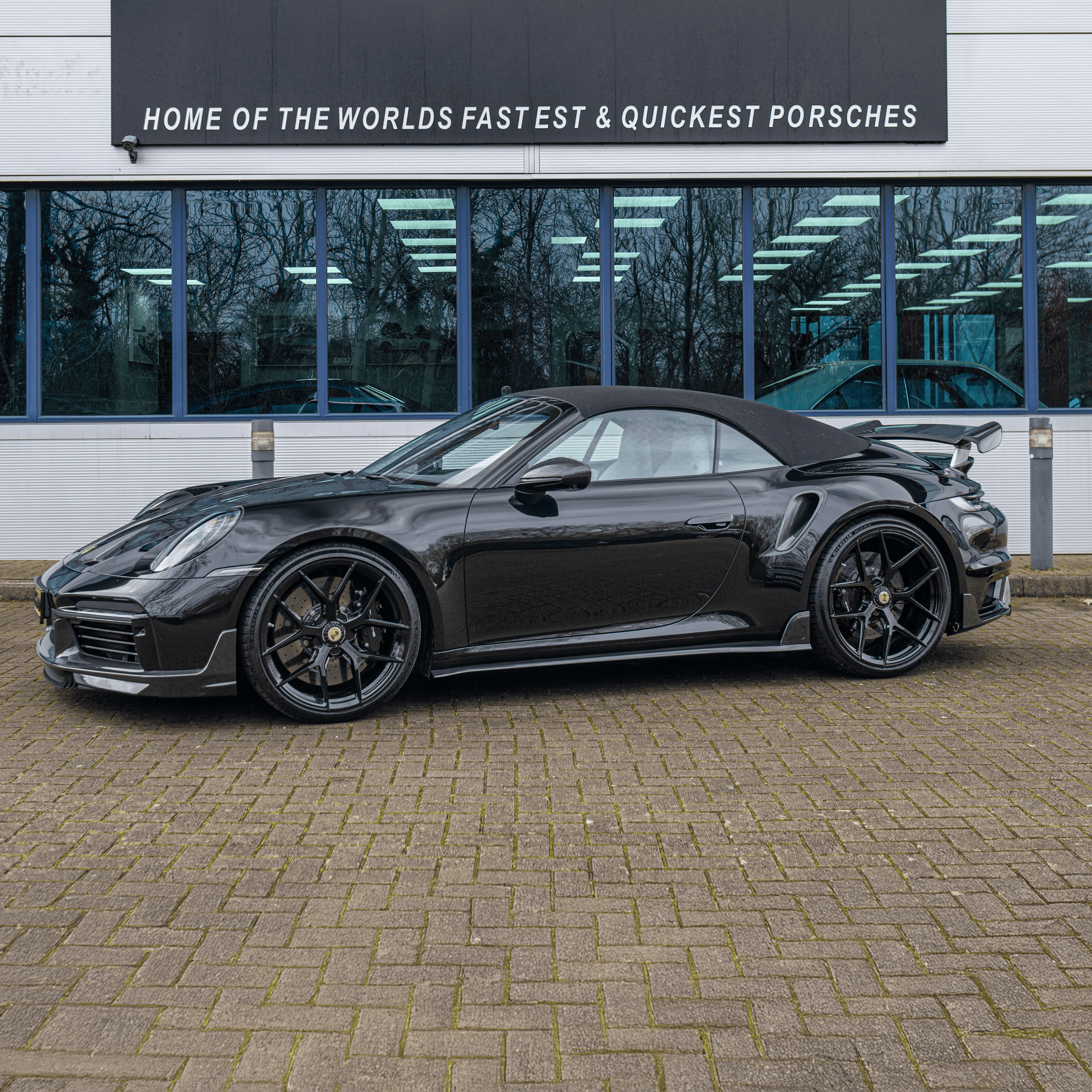 Porsche Pre-Preg Carbon Fiber JSL Style Side Skirts for 992 911 Turbo S