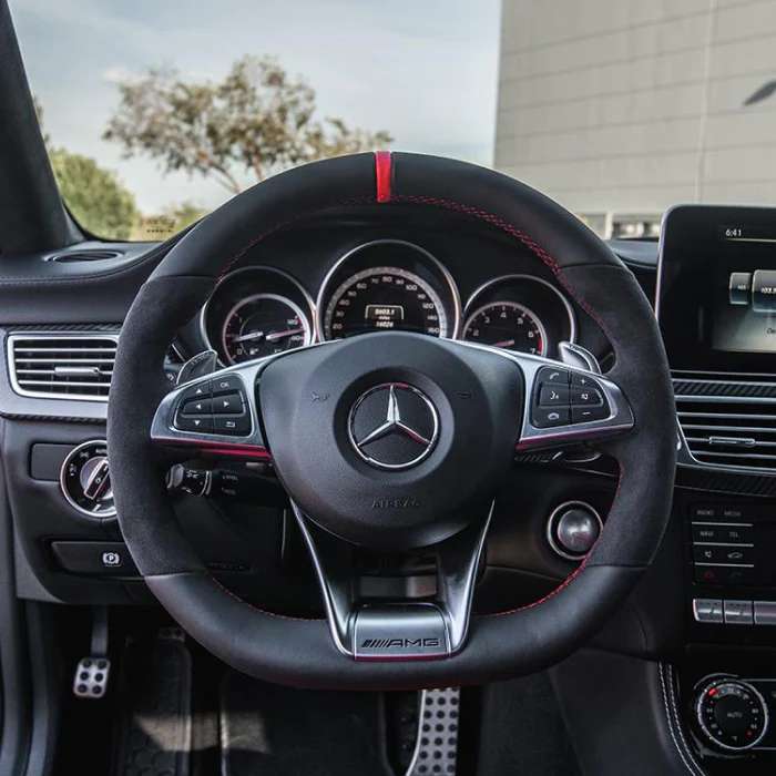 Mercedes AMG Flat Steering Wheel Lower Trim Cover (2015-2018)