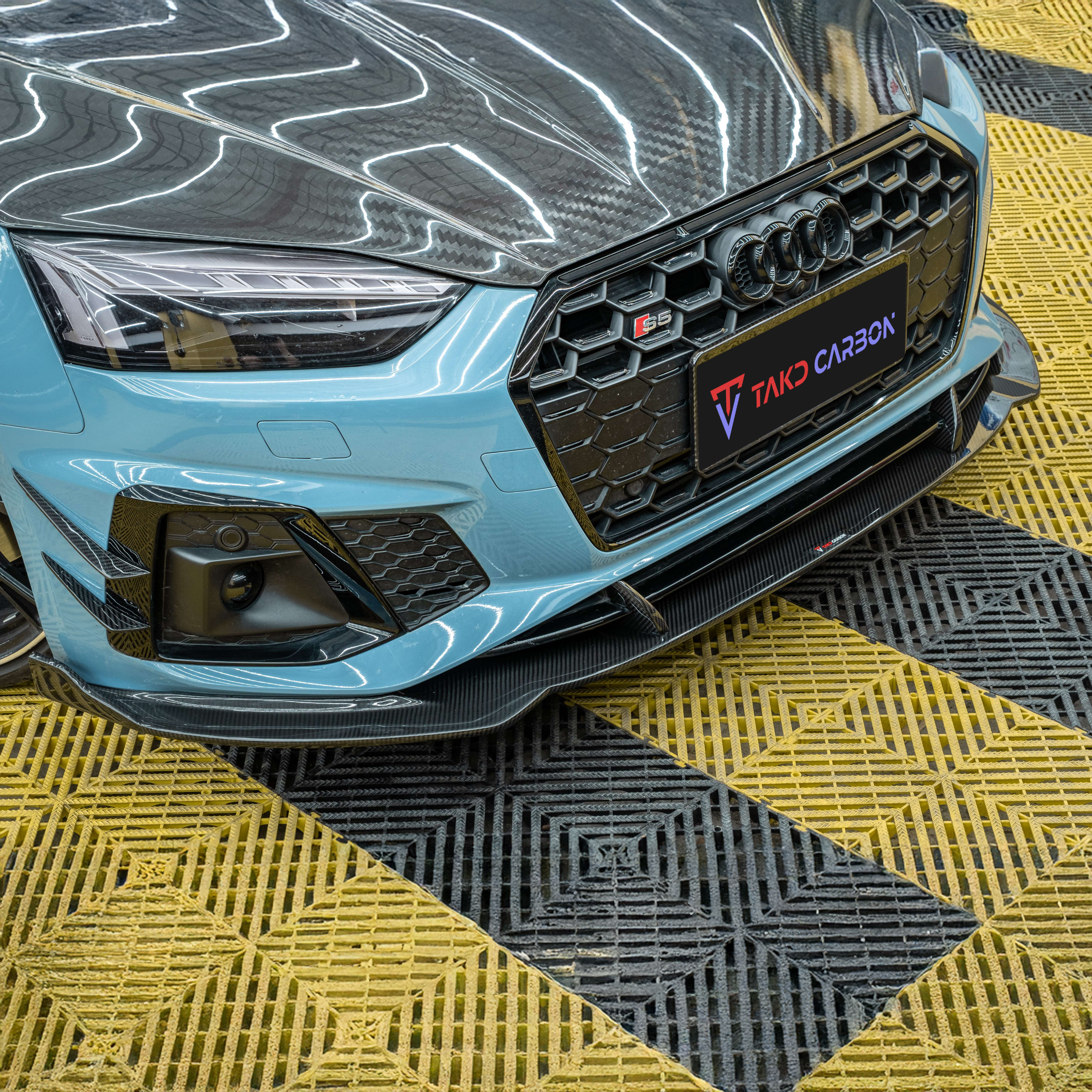 Audi TAKD Pre-Preg Carbon Fiber Front Lip For B9.5 S5 & A5