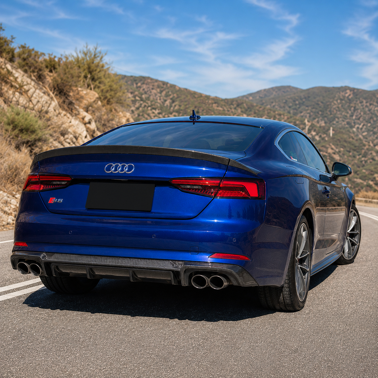Audi Carbon Fiber ABT Style Rear Diffuser for B9 A5 / S5