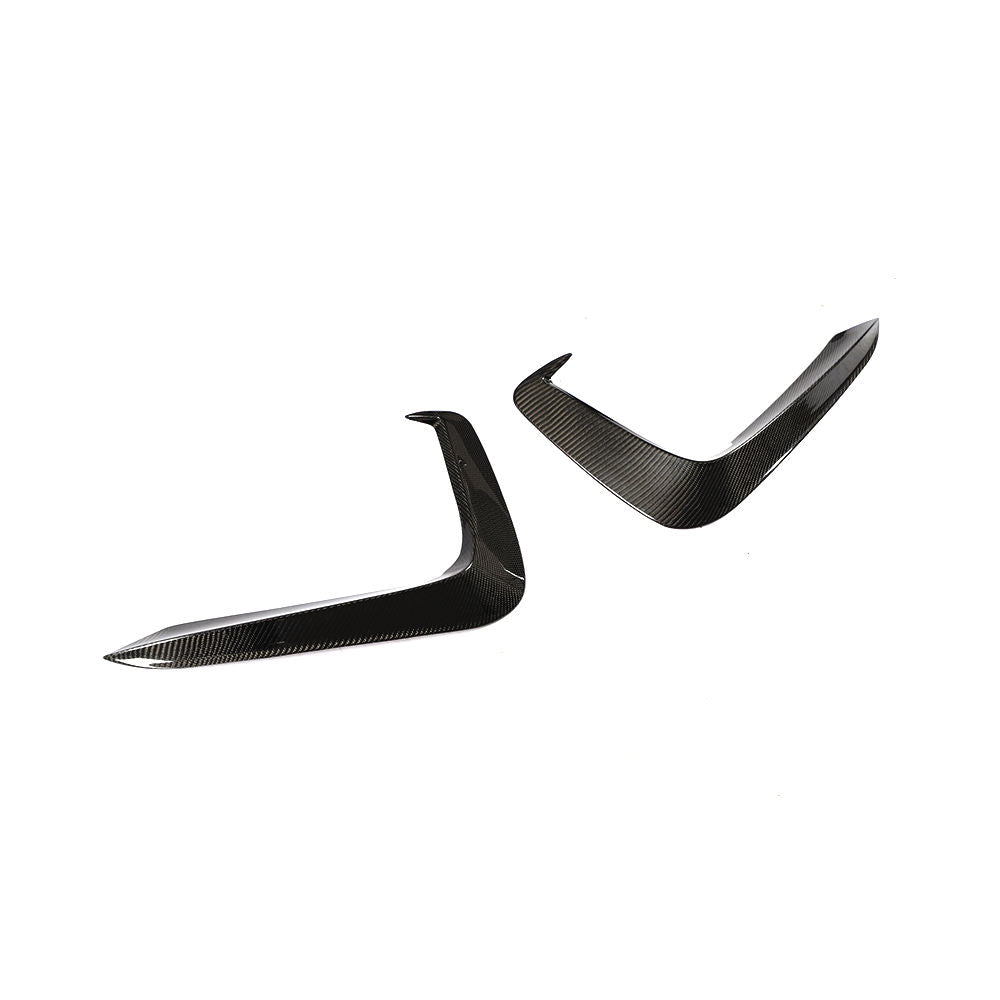 Audi Carbon Fiber Front Bumper Canards for A5