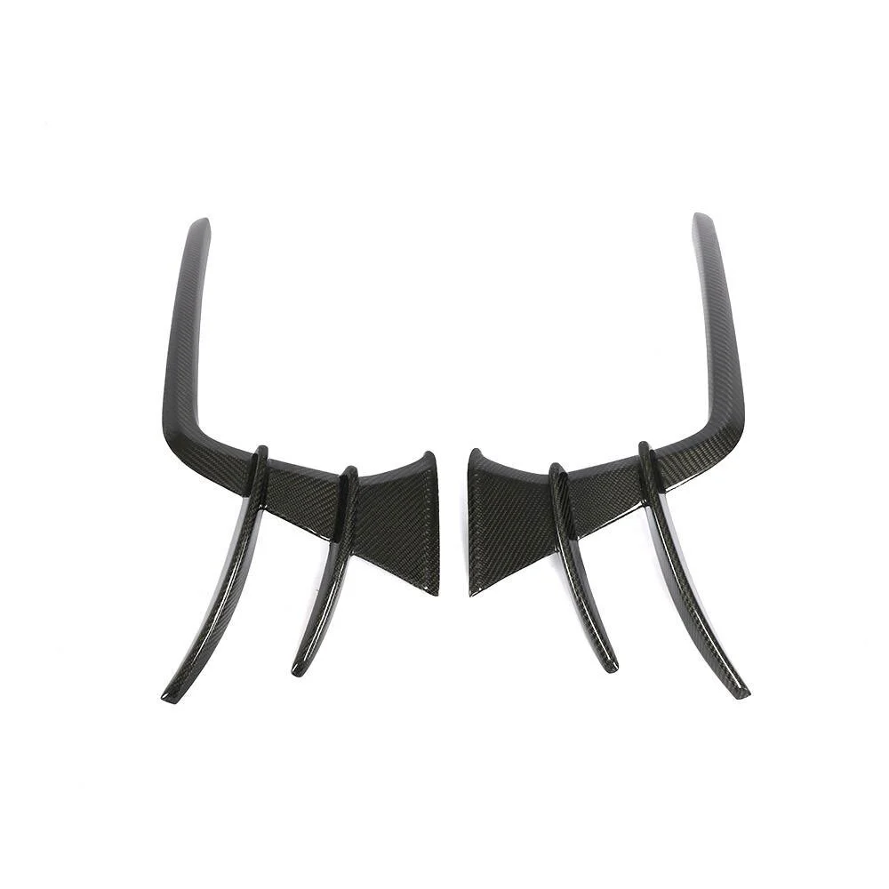 Audi Carbon Fiber JSL Style Front Bumper Canards for C8 & C8.5 A7 & S7