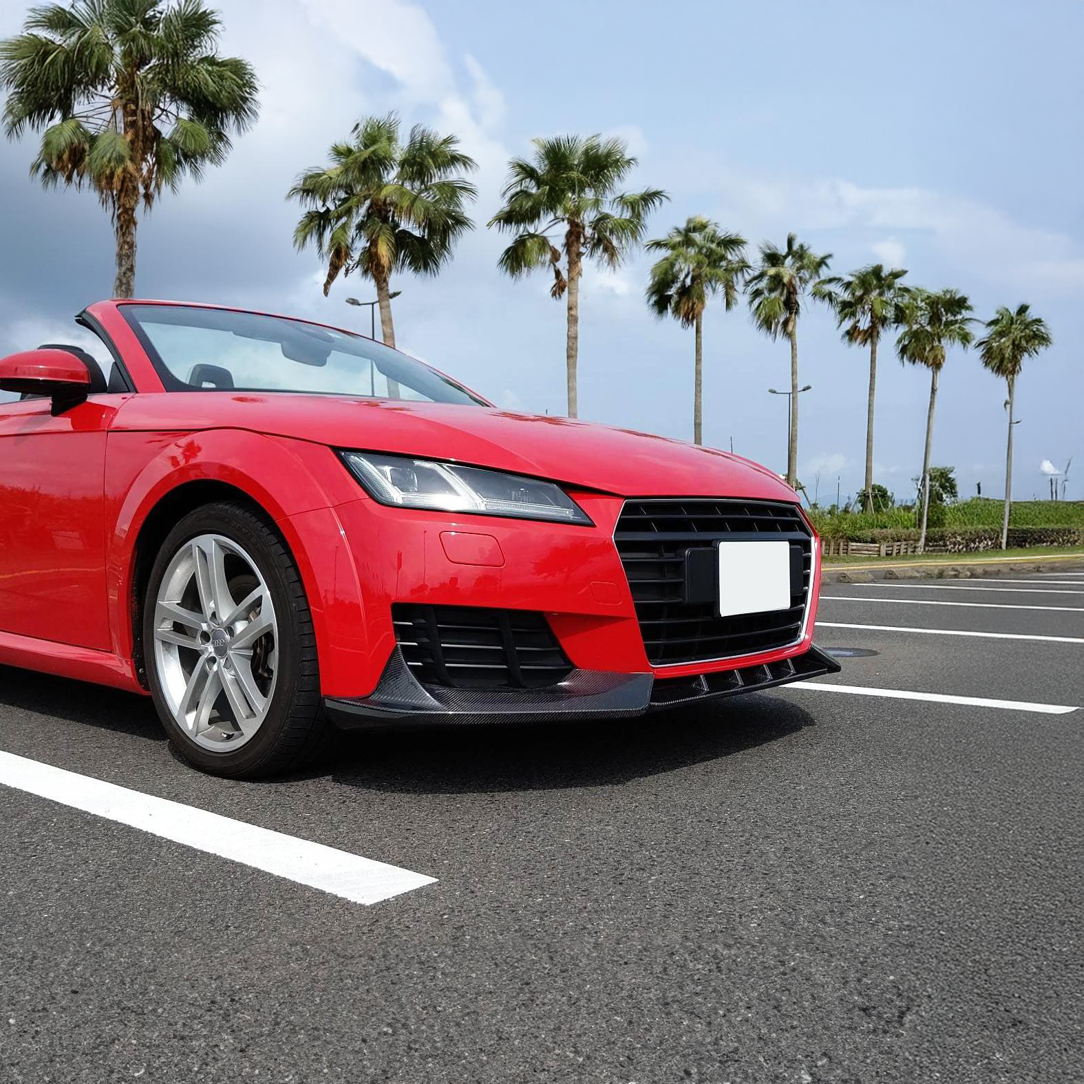 Audi Carbon Fiber JSL Style Front Splitter for MK3 TT