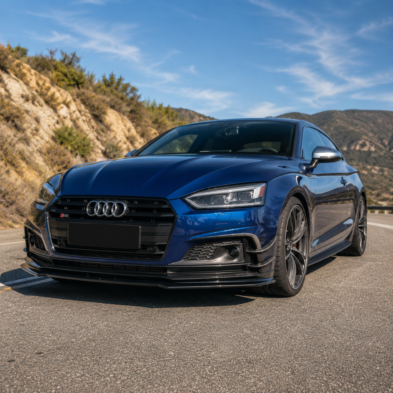 Audi Carbon Fiber JSL Style Front Canards for B9 A5 / S5