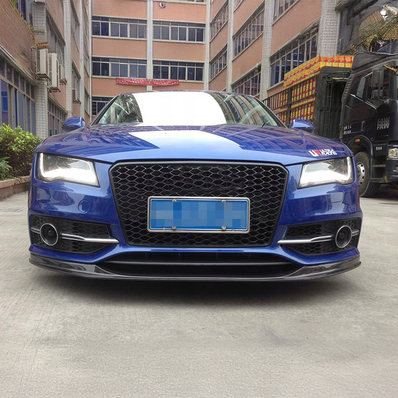 Audi Carbon Fiber KC Style Front Splitter for C7 A7 & S7