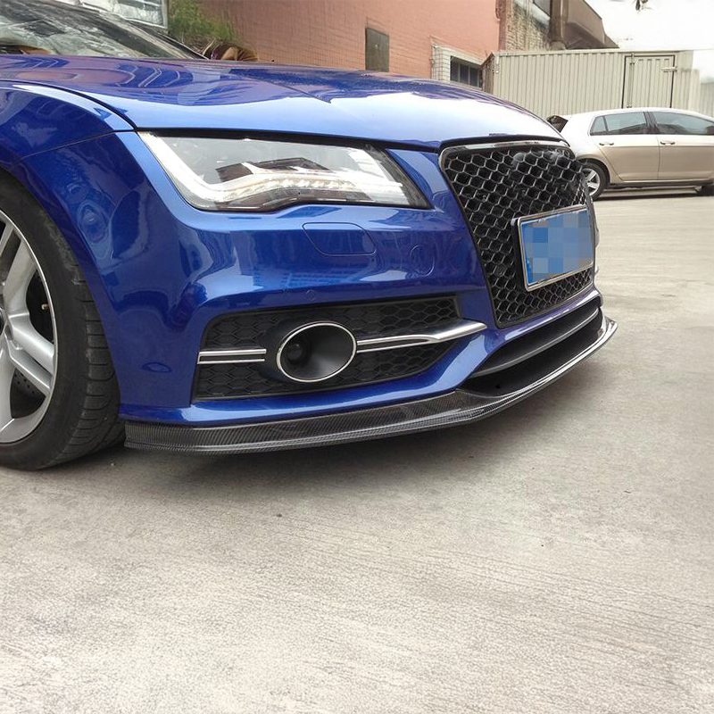 Audi Carbon Fiber KC Style Front Splitter for C7 A7 & S7