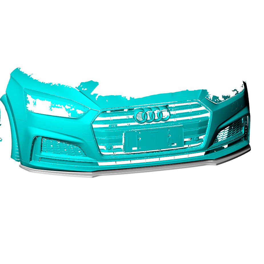 Audi Carbon Fiber MXD Style Front Splitter for B9 A5 / S5