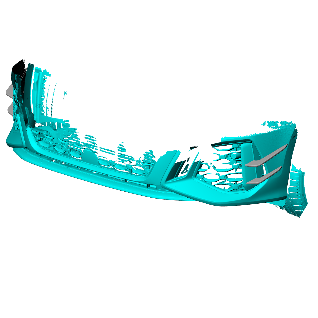 Audi Pre-Preg Carbon Fiber Front Canards for 8Y RS3 PFL