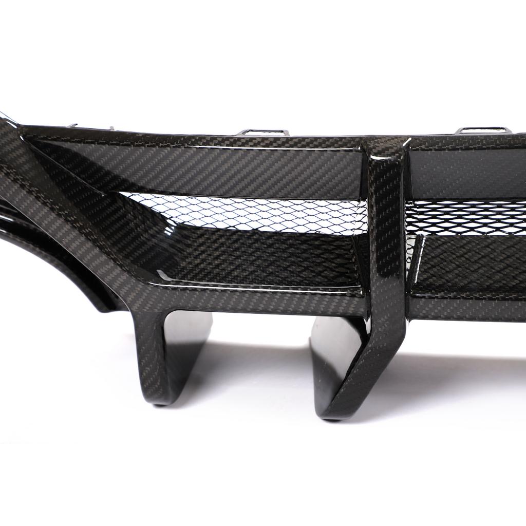 Audi Pre-Preg JSL Style Carbon Fiber Rear Diffuser & Spats for C8 RS6 & RS7