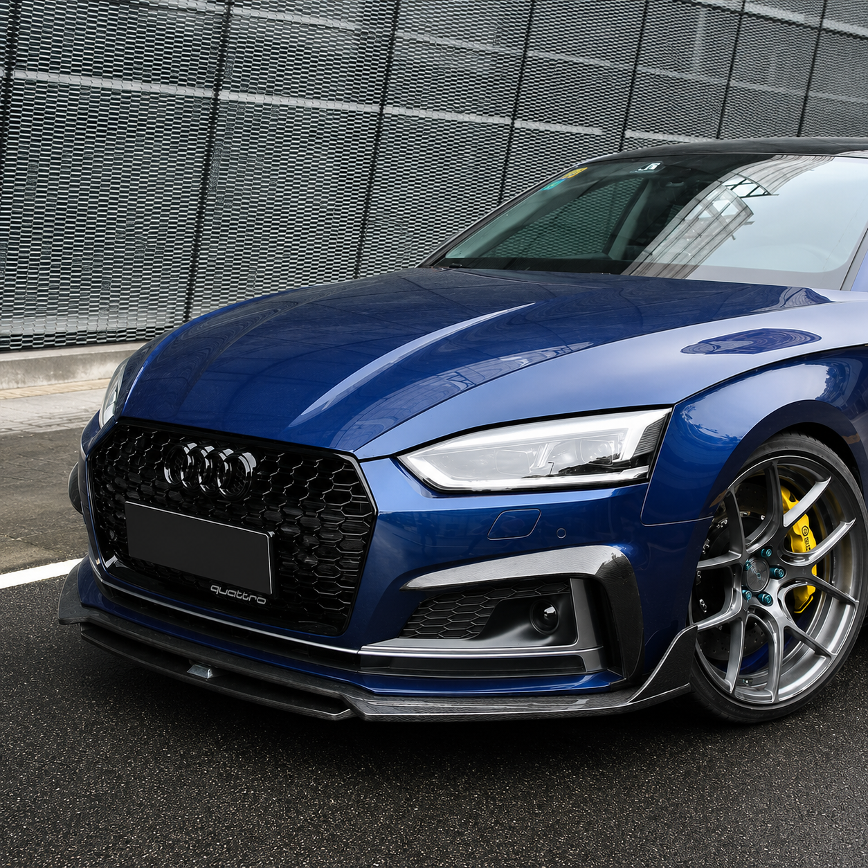 Audi Carbon Fiber Karbel Style Front Splitter for B9 A5 / S5