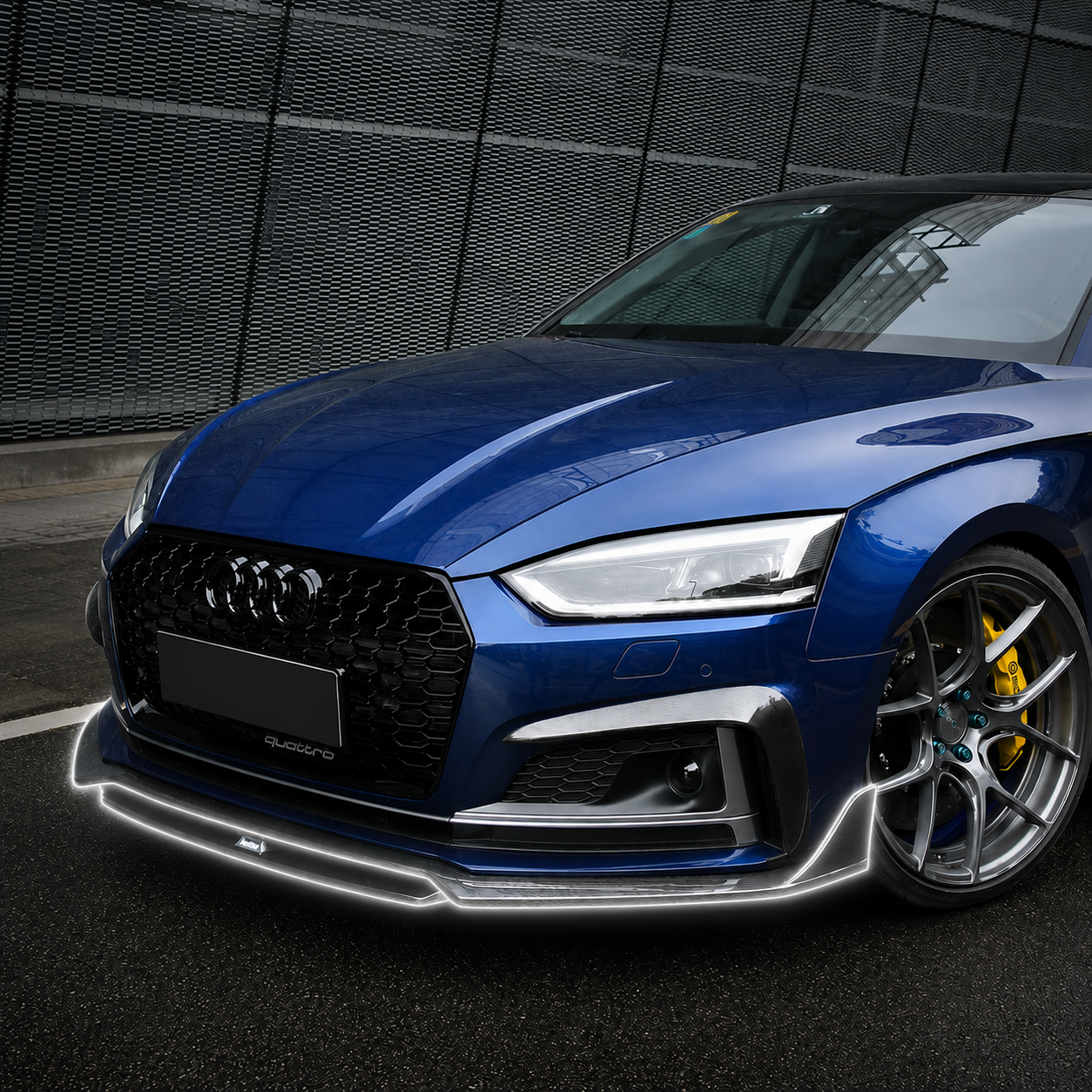 Audi Carbon Fiber Karbel Style Front Splitter for B9 A5 / S5