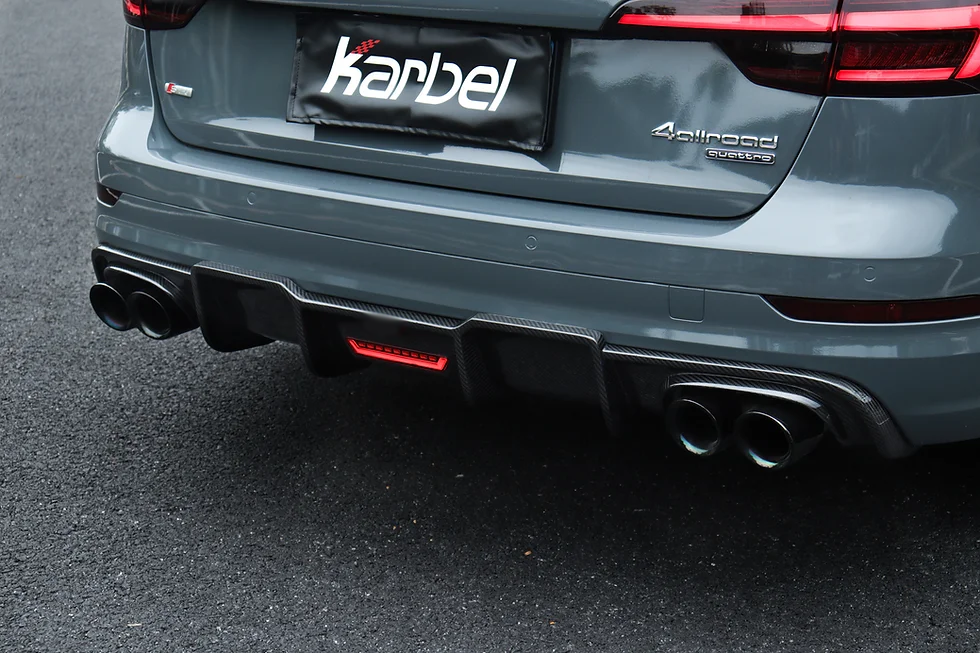 Audi Carbon Fiber Karbel Style Rear Diffuser for B9