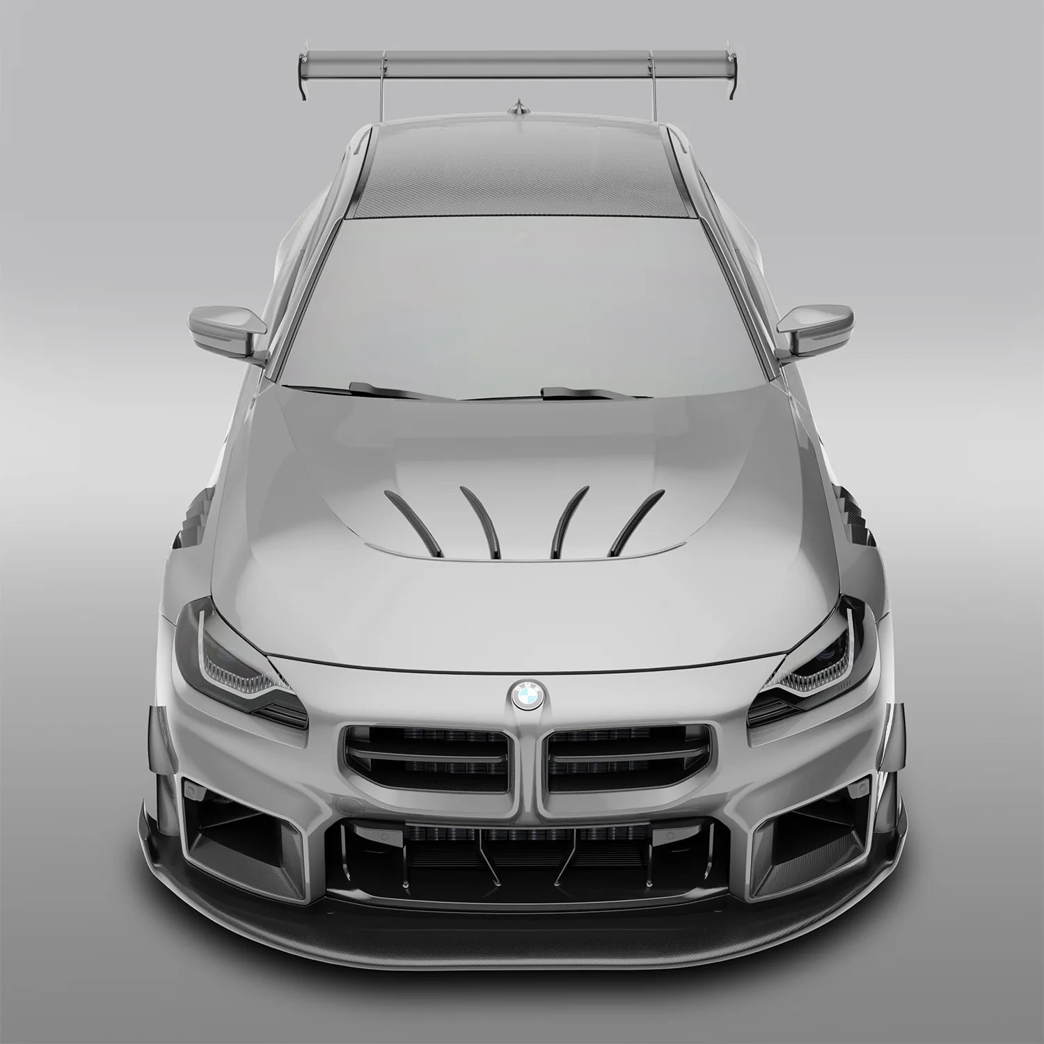 BMW RZ-R Pre-Preg Carbon Fiber Hood & Strakes for G87 M2